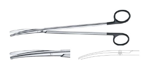 МЕТЦЕНБАУМ СУПЕРГОСТРІ НОЖИЦІ ВИГНУТІ 230MM